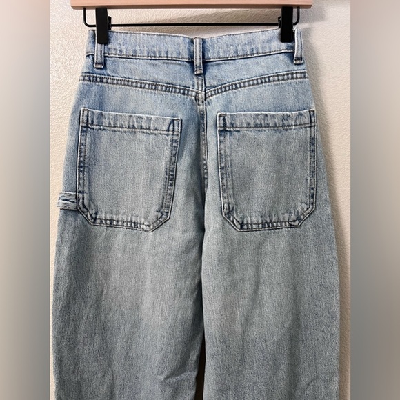 Zara Distressed Denim Jeans Size 0 - Picture 7 of 11